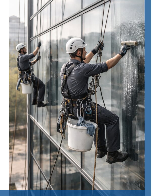 Мойка сплошного остекления в Георгиевске, заказать от 309 р.| ВЫСОТНИК-Грг