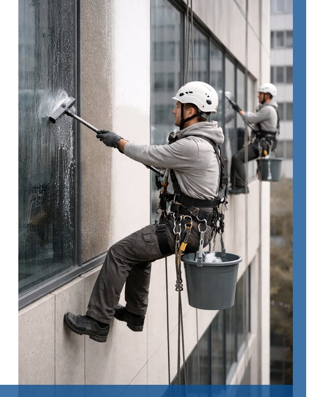 Мойка фасадов зданий в Георгиевске под ключ от 361 р. | ВЫСОТНИК-Грг