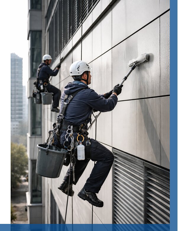 Мойка вентилируемого фасада в Георгиевске от 258 р. | ВЫСОТНИК-Грг