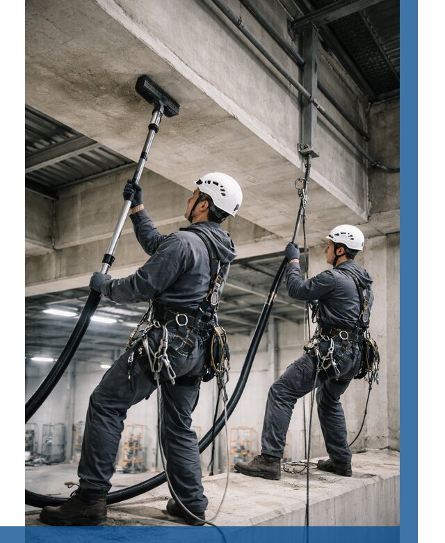 Обеспыливание потолочных конструкций в Георгиевске от 258 р. |ВЫСОТНИК-Грг