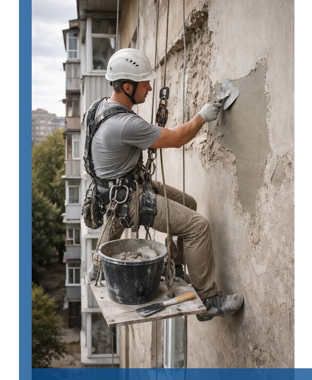 Восстановление фасадной штукатурки в Георгиевске с гарантией качества