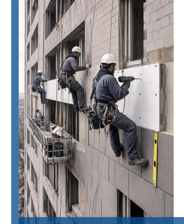 Монтаж фасадных термопанелей высокого качества в Георгиевске