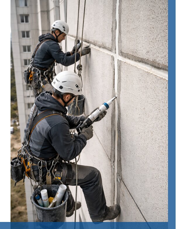 Герметизация межпанельных швов в Георгиевске от 721 р. | ВЫСОТНИК-Грг