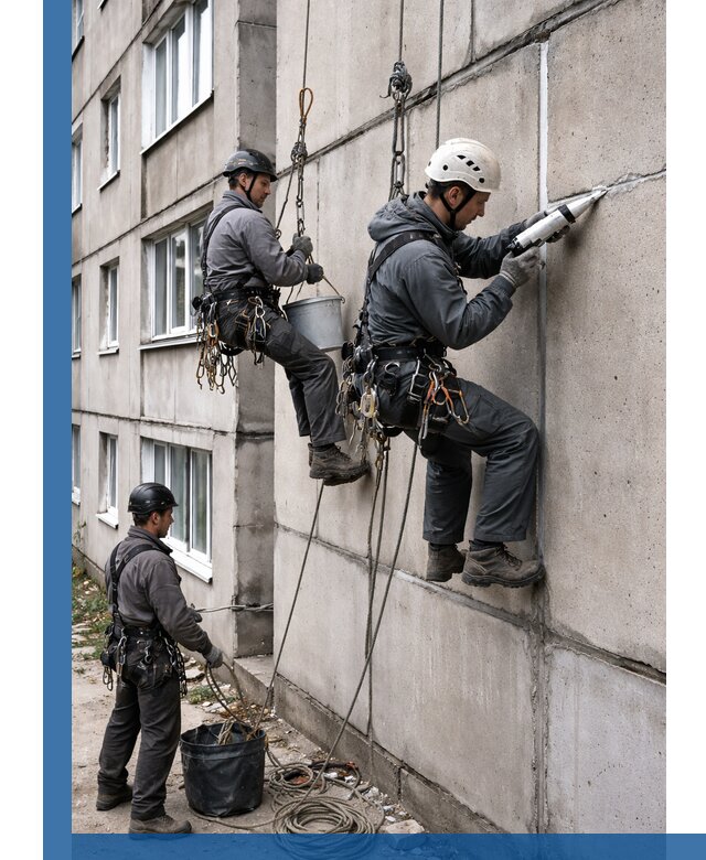 Герметизация межпанельных швов в Георгиевске с гарантией герметичности
