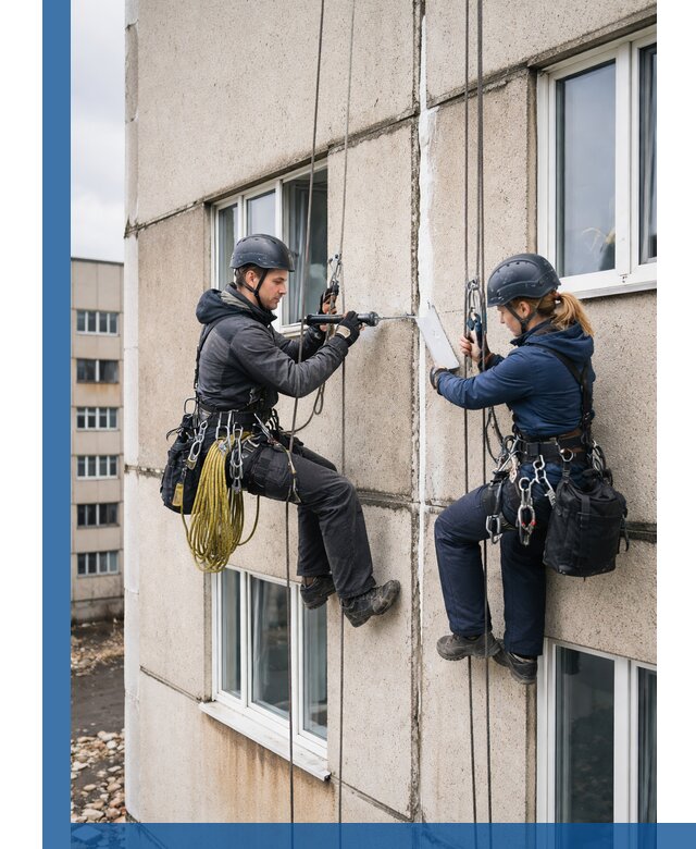 Герметизация межпанельных швов тёплым швом в Георгиевске