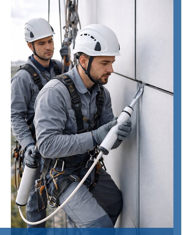 Герметизация швов вилатермом в Георгиевске от 618 р. | ВЫСОТНИК-Грг