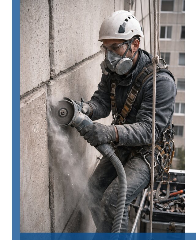 Штробление межпанельных швов в Георгиевске качественно и быстро