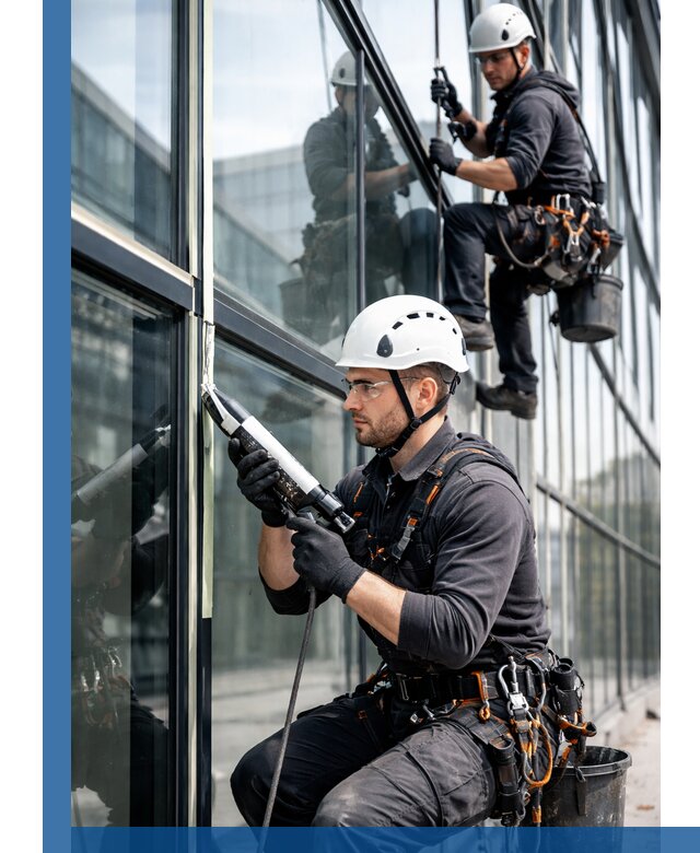 Герметизация витражных швов в Георгиевске для зданий и фасадов