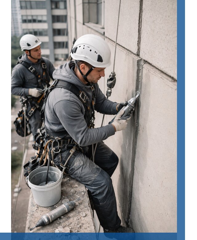 Ремонт деформационных швов здания в Георгиевске от 1031 р. | ВЫСОТНИК-Грг