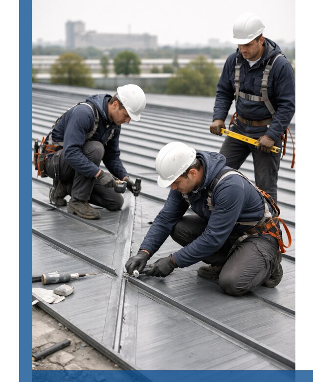 Ремонт фальцевой кровли в Георгиевске срочно и качественно