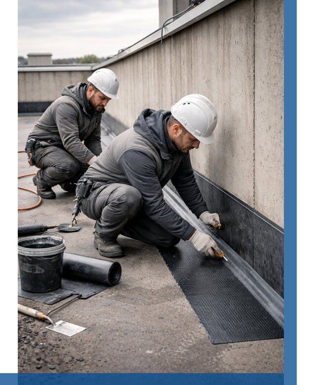 Гидроизоляция примыканий на кровле в Георгиевске от 928 р. | ВЫСОТНИК-Грг