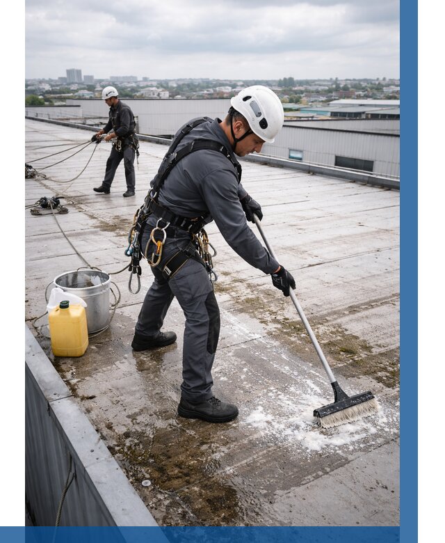 Очистка крыши по графику в Георгиевске от 7730 р. | ВЫСОТНИК-Грг