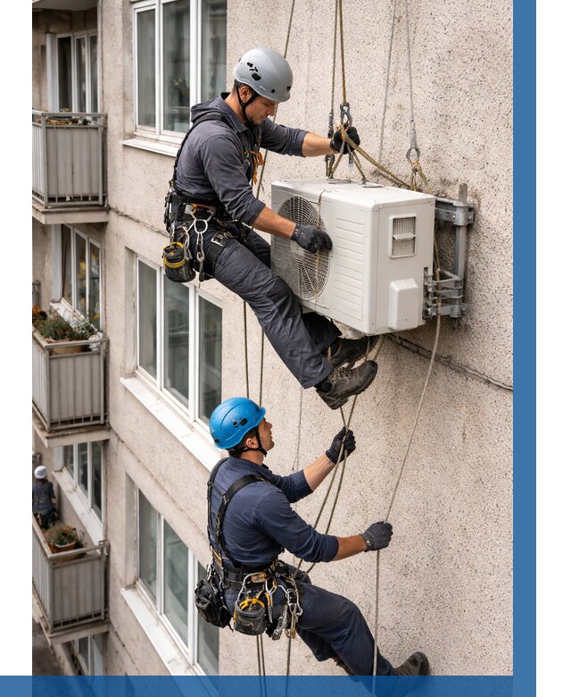 Перенос внешнего блока кондиционера в Георгиевске от 9276 р.| ВЫСОТНИК-Грг