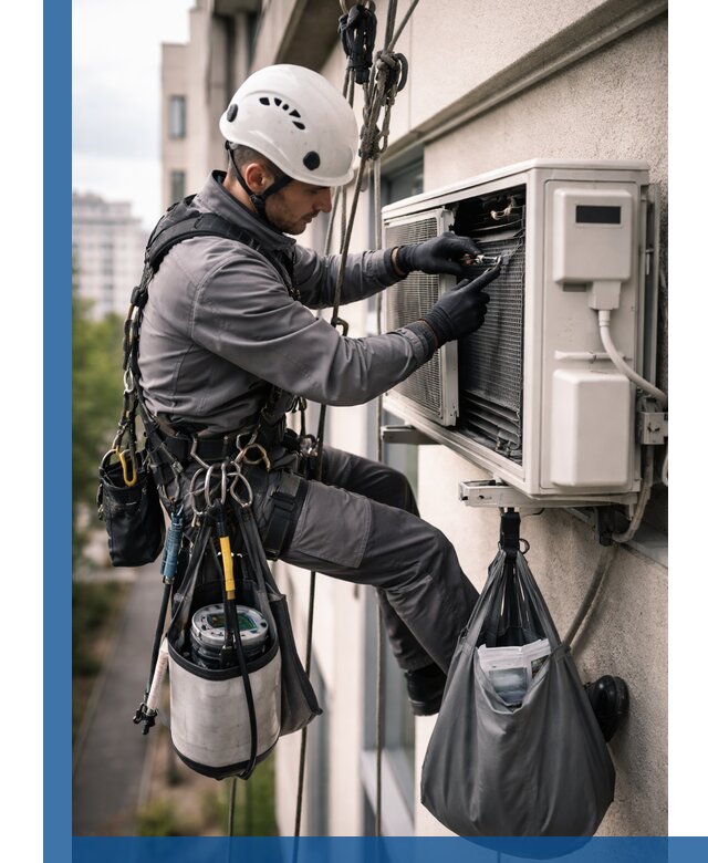 Обслуживание внешнего блока кондиционера в Георгиевске профессионально