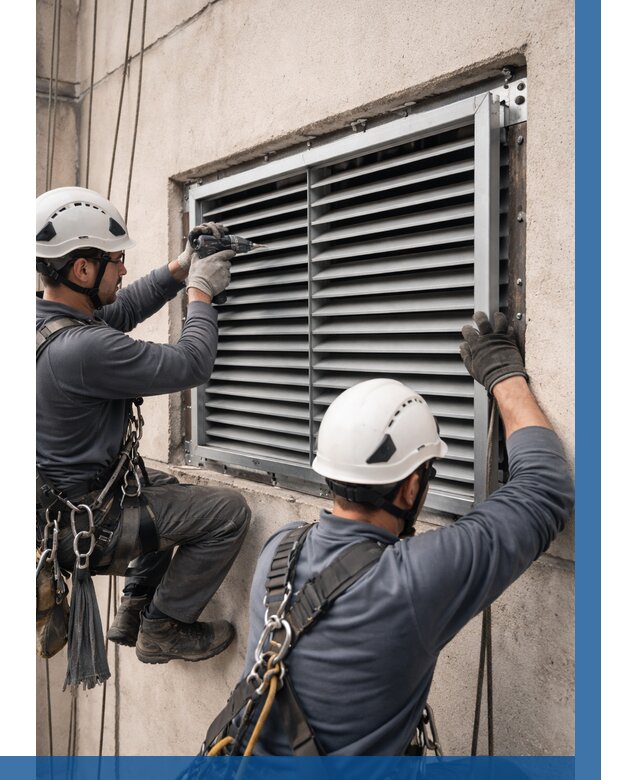 Монтаж вентиляционных решеток в Георгиевске от 4638 р. | ВЫСОТНИК-Грг