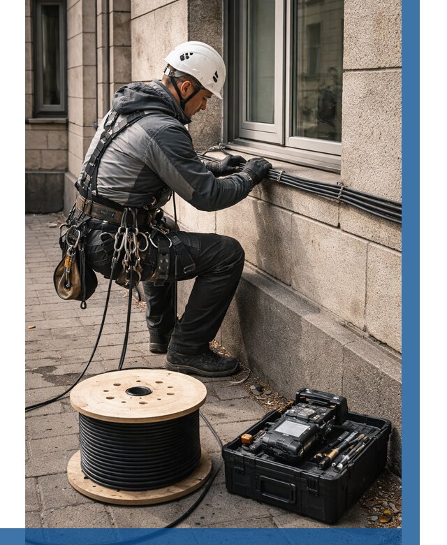 Прокладка оптоволоконного кабеля в Георгиевске от 825 р. | ВЫСОТНИК-Грг