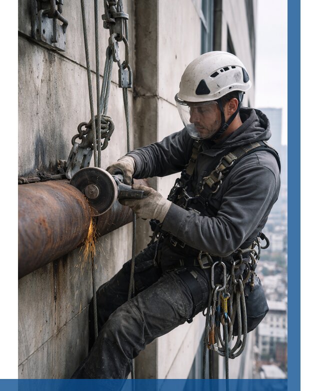 Резка металла на высоте в Георгиевске по цене от 4638 р. | ВЫСОТНИК-Грг