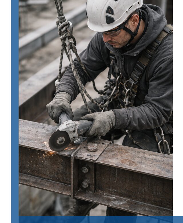 Резка металла на высоте в Георгиевске для зданий и конструкций