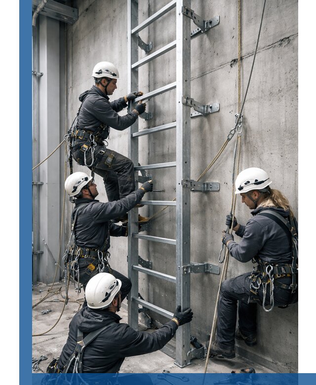 Монтаж металлических лестниц в Георгиевске под ключ со гарантией