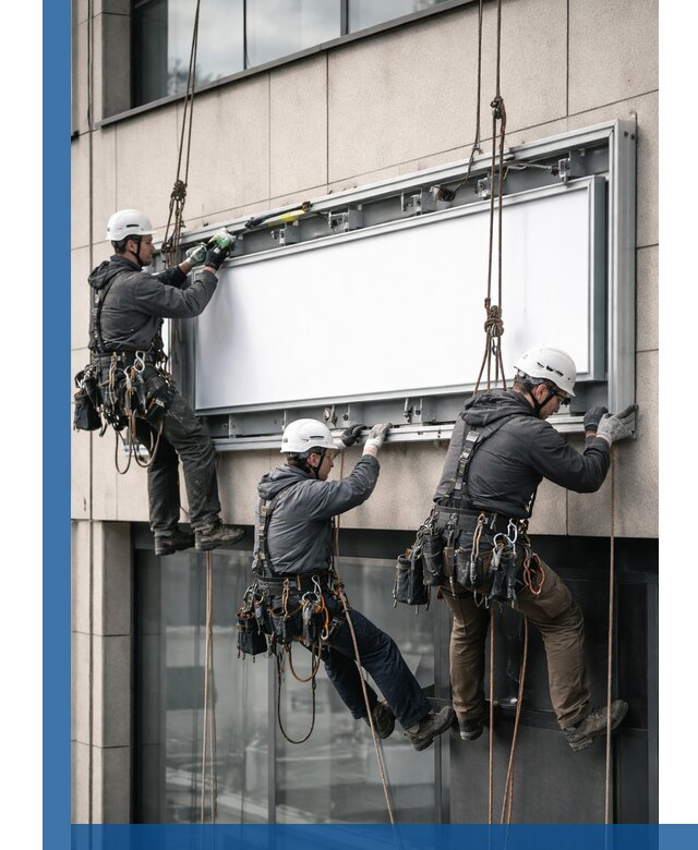 Профессиональный монтаж светового короба под ключ в Георгиевске