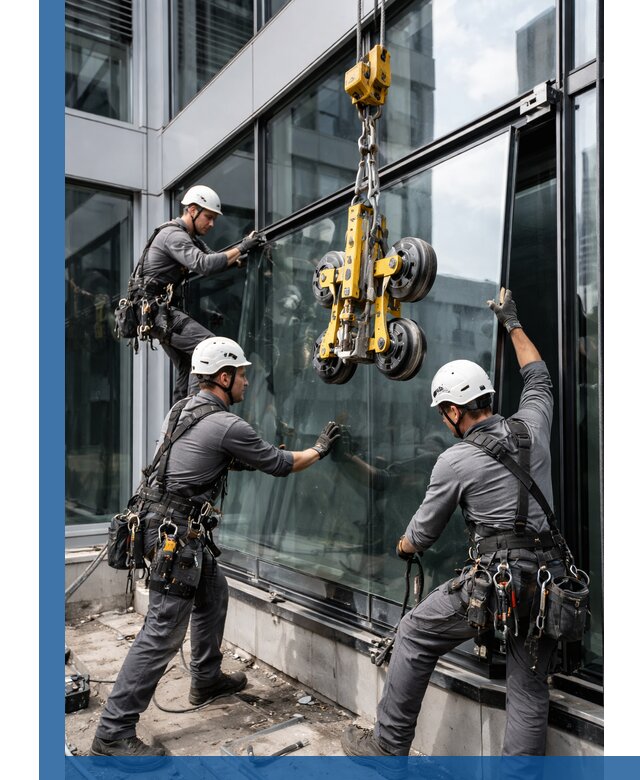 Структурное остекление фасадов в Георгиевске монтаж и обслуживание