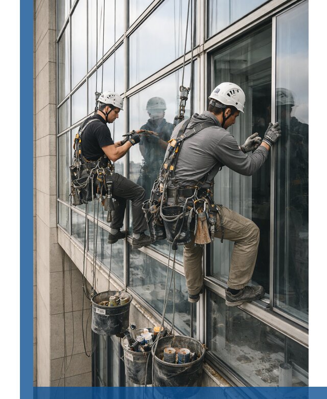 Ремонт витражных конструкций и фасадного остекления в Георгиевске