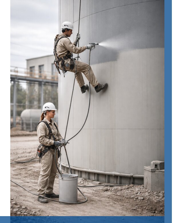 Покраска резервуаров в Георгиевске от 1237 р. | ВЫСОТНИК-Грг — заказать