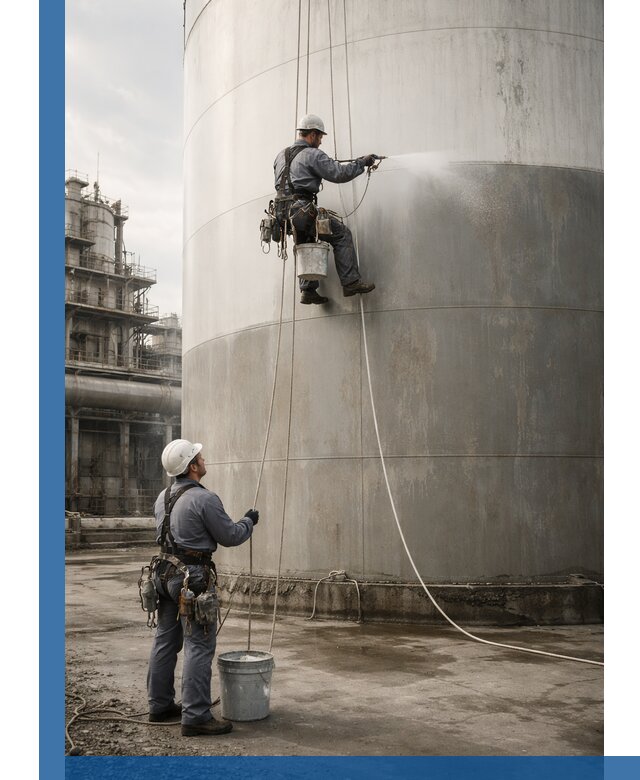 Покраска стальных резервуаров и емкостей в Георгиевске профессионально