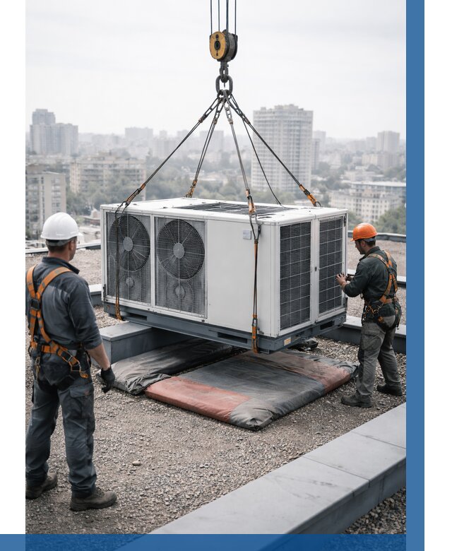 Подъем груза на крышу в Георгиевске от 5154 р. | ВЫСОТНИК-Грг заказать