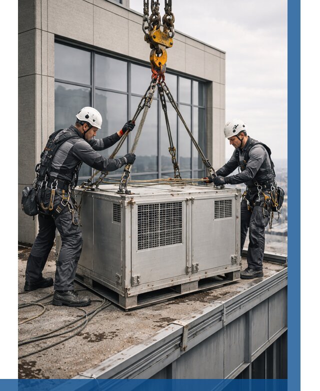 Такелажные работы на высоте в Георгиевске от 8246 р. | ВЫСОТНИК-Грг