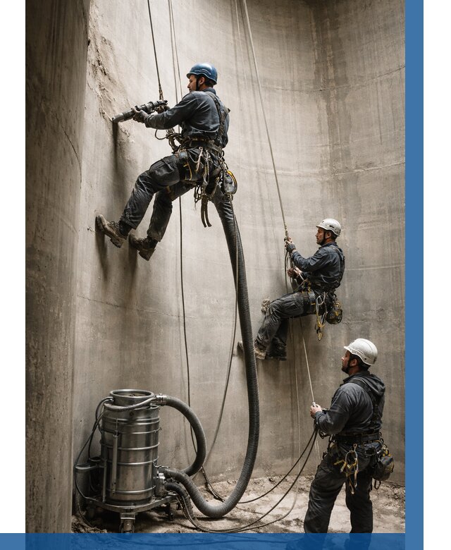 Зачистка силосов в Георгиевске от 4638 р. Договор и смета ВЫСОТНИК-Грг