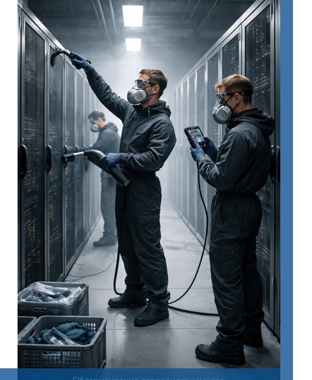 Обеспыливание серверной комнаты в Георгиевске от 4638 р. | ВЫСОТНИК-Грг