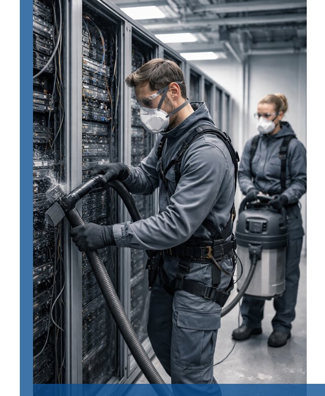 Обеспыливание серверной комнаты в Георгиевске, профессиональная очистка