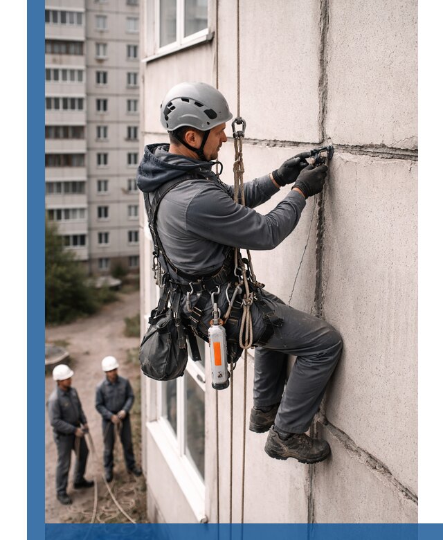 Обследование межпанельных швов и герметизация в Георгиевске